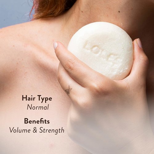 LOLE'S 2-in-1 Shampoo Bar & Conditioner - Coconut Oil for Volume & Strength | 99% Natural, 3.5 Oz