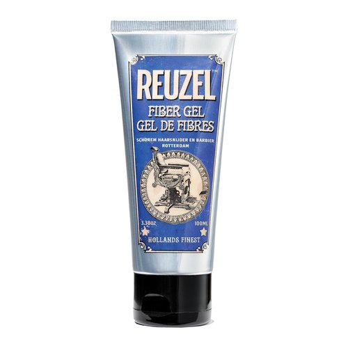 Reuzel Fiber Gel For Men - Alcohol-Free Formula With Subtle Rum Fragrance - Non-Sticky & Flake-Free Hold