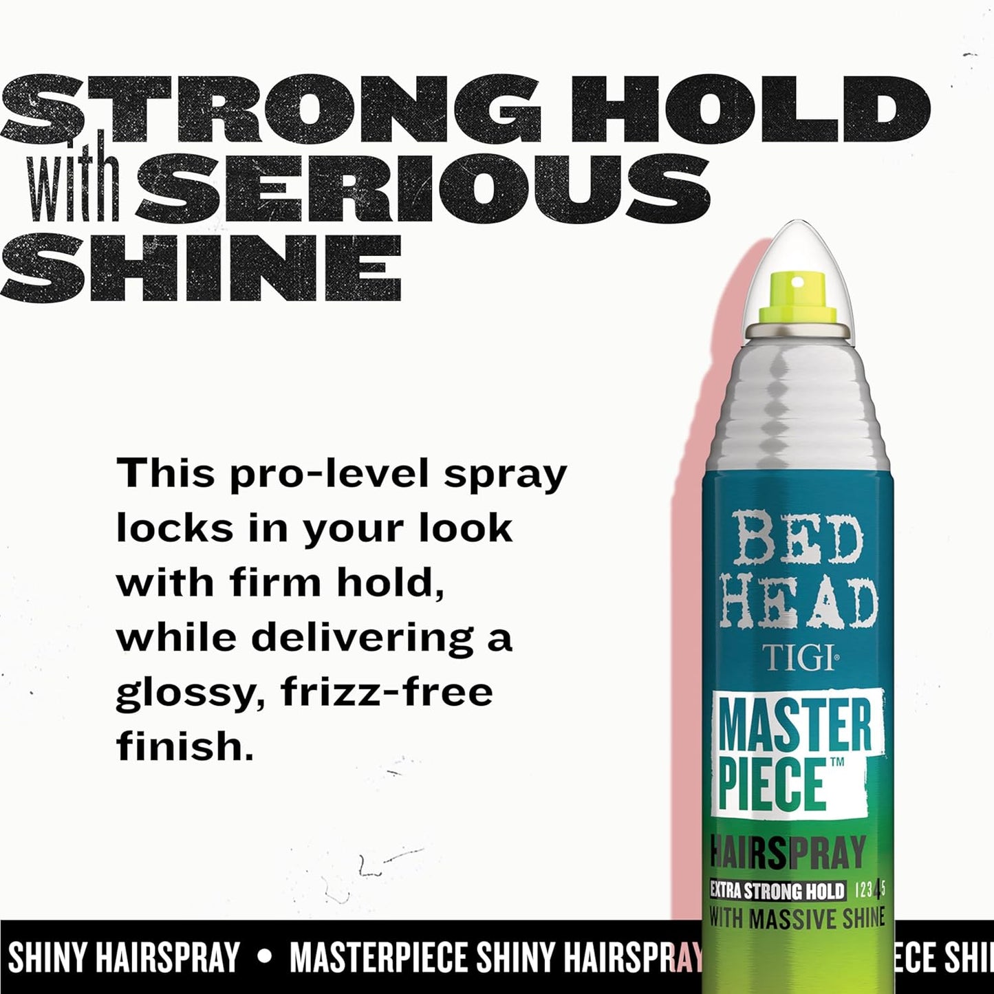 TIGI Bed Head Hair Spray - Masterpiece Extra Hold for Shiny, Glossy Hair | 10.3 oz