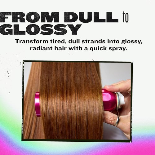 Bed Head by TIGI Headrush Shine Spray - Smooth, Shiny Hair with Frizz Control | 5.3 oz