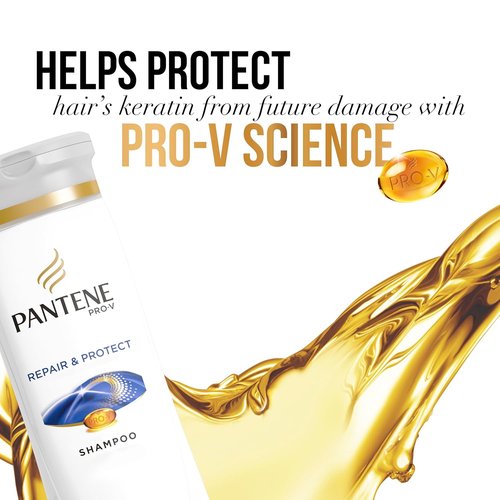 Pantene Pro-V Repair & Protect Shampoo - 25.4 Fl Oz | Nourishing Formula for Healthy Hair