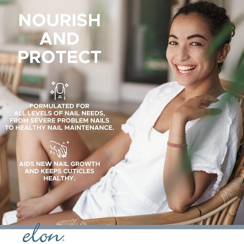 Elon Nail Conditioner - Lanolin-Rich Formula Strengthens Nails & Protects Cuticles | 7.5 g