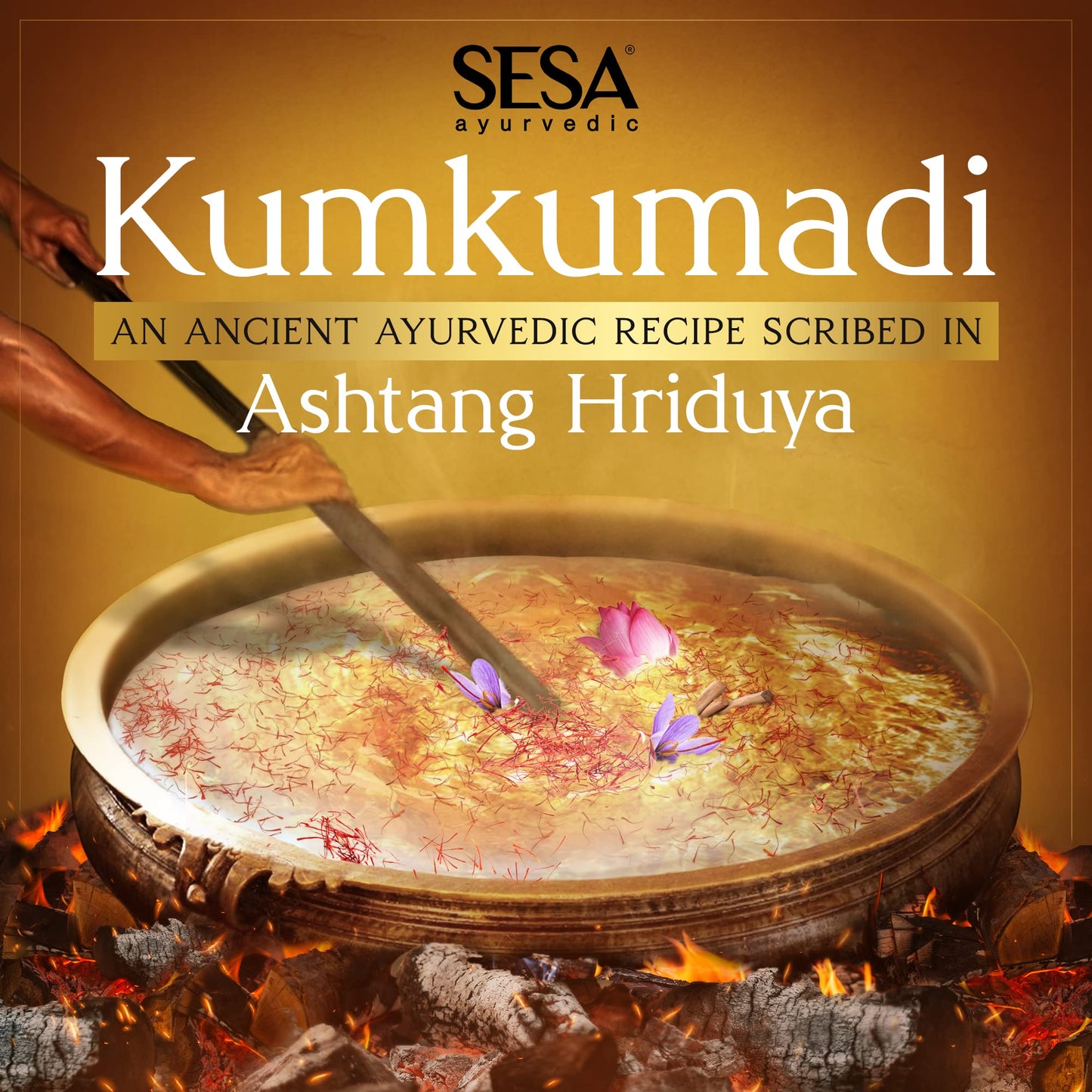 sesa 8% Kumkumadi Padma Night Cream Skin Brightening, Helps Reduce fine lines & wrinkles I Promotes Skin Rejuvenation & Skin Repair I Anti -Ageing, Even Skin Tone, 50g or 1.69 Oz