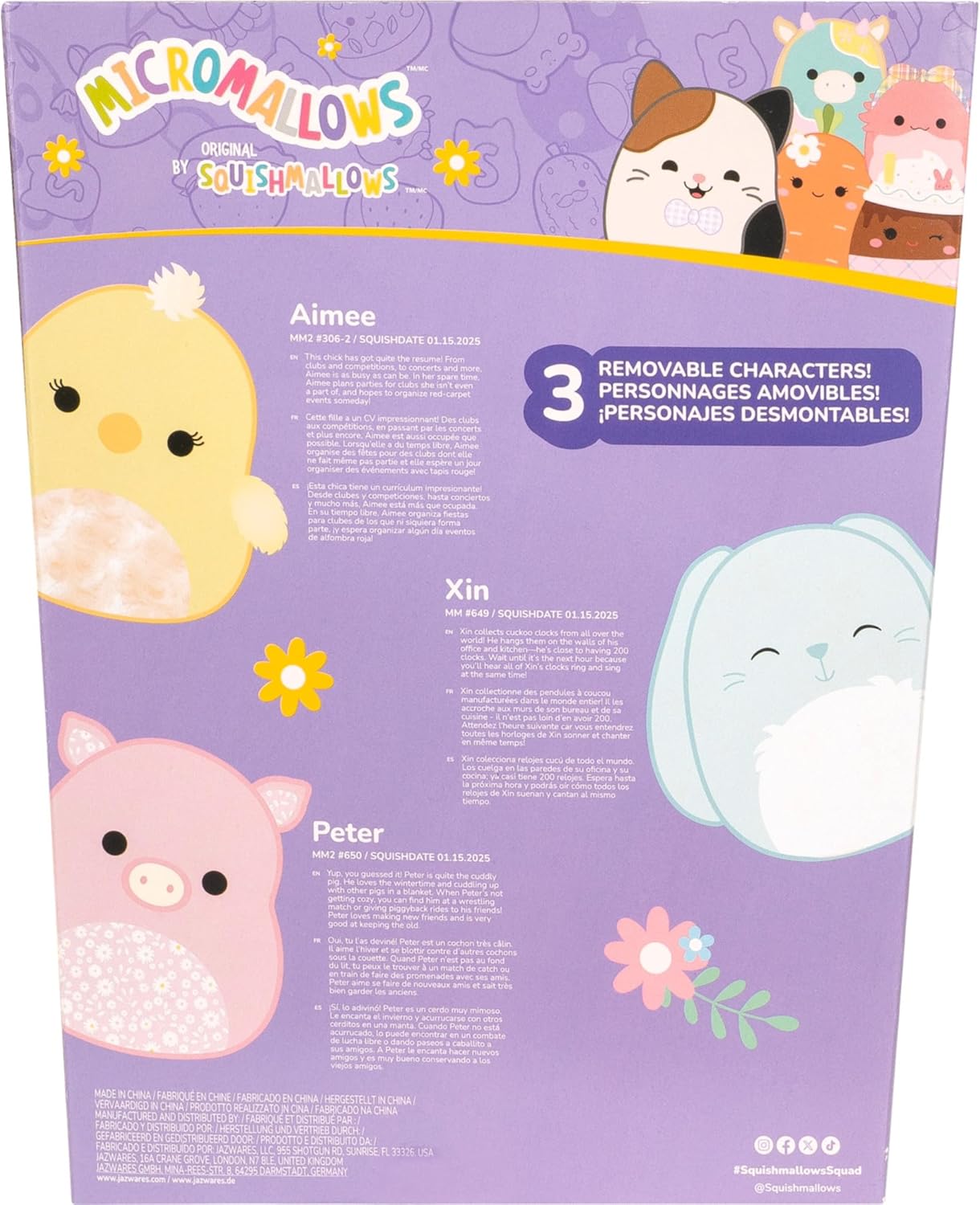 Squishmallows Original Micromallows Bouquet - Adorable Easter Plush Collection