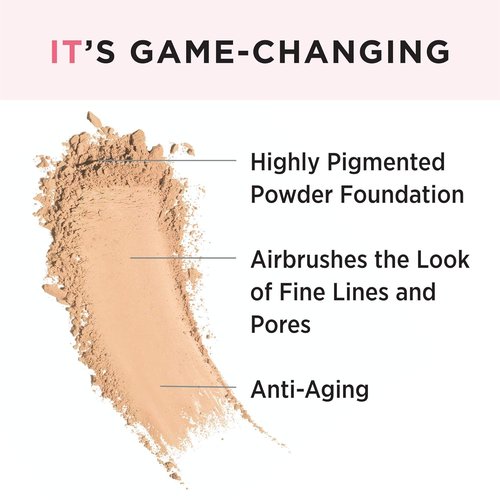IT Cosmetics Celebration Foundation - Full Coverage Anti-Aging Powder Makeup | Blurs Pores & Fine Lines - 0.3 oz
