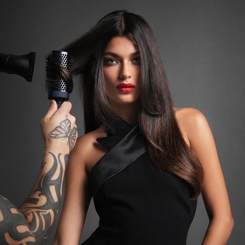 Fromm Professional Intuition Square Styler - 1.75 Inch Ceramic & Ionic Thermal Brush | Blue 2-in-1 Blow Drying Brush for Smooth, Shiny Hair