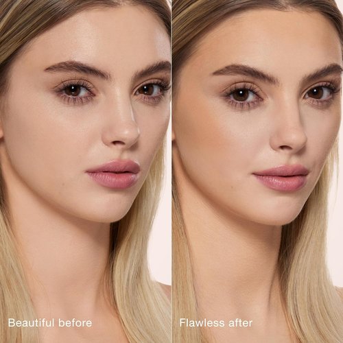 Charlotte Tilbury Airbrush Matte Bronzer - Smoothing Blurring Powder for Flawless Skin - Refillable with Silky Mica & Hyaluronic Acid
