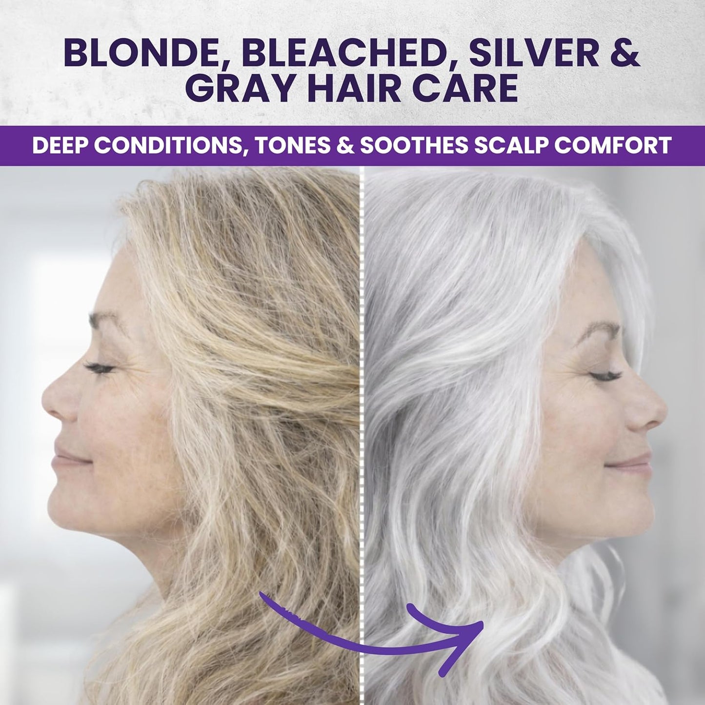 Tea Tree Hair Mask Toner - Deep Conditioner with Argan Oil for Dry, Damaged Bleached & Gray Hair