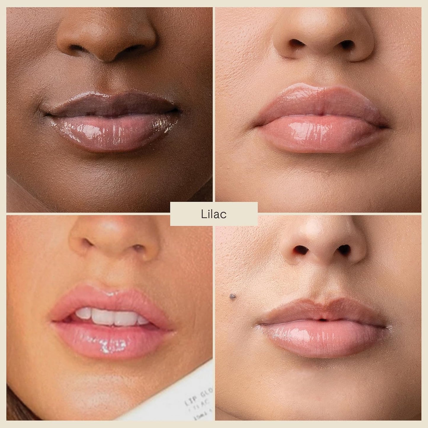 Silly George Lip Gloss Revival - Hydrating Glossy Glaze with Peptides & Shea Butter | Lilac 15ml Tube