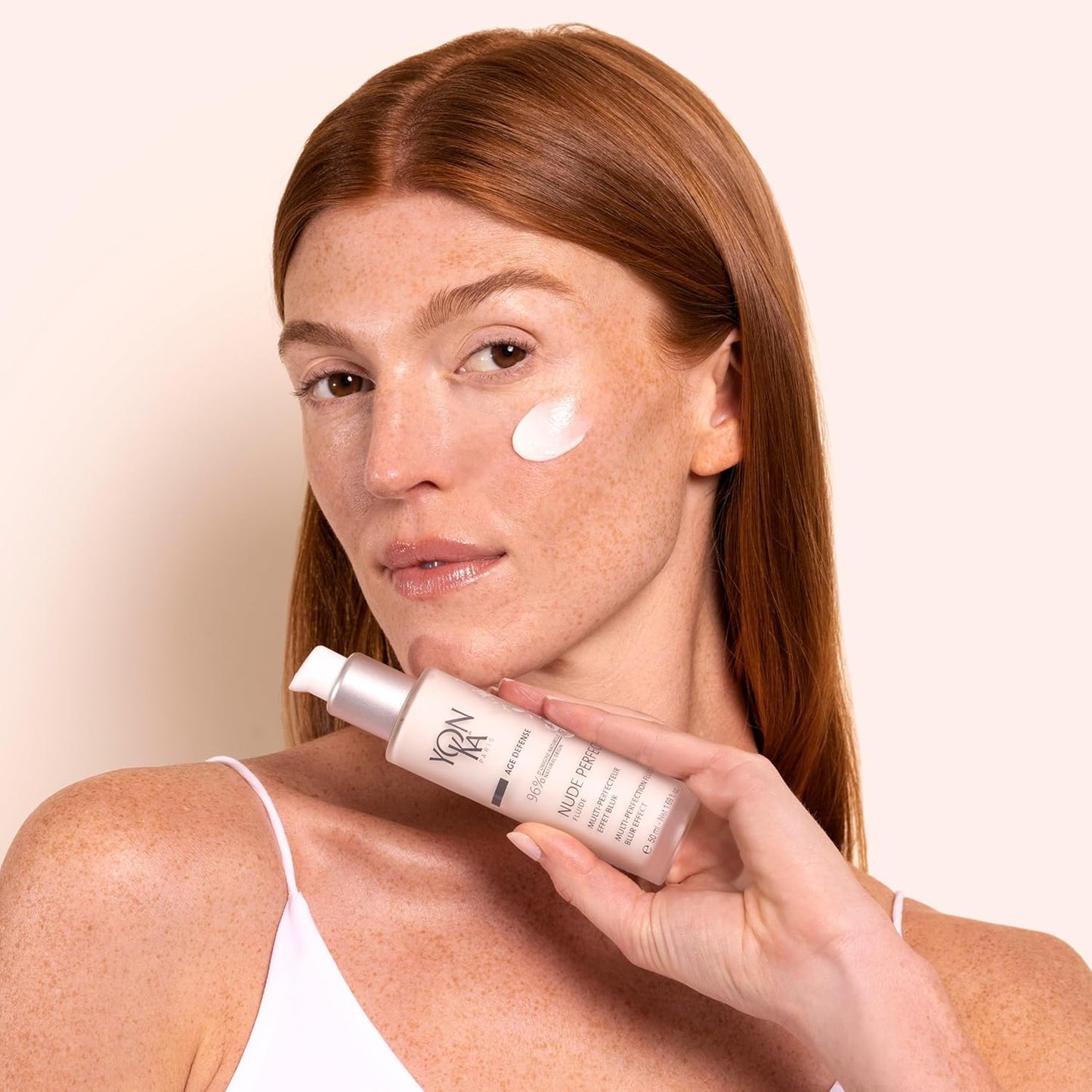 Yonka Nude Perfect Face Primer - Pore Minimizer & Complexion Corrector | Blue Light Protection | 1.69 fl oz