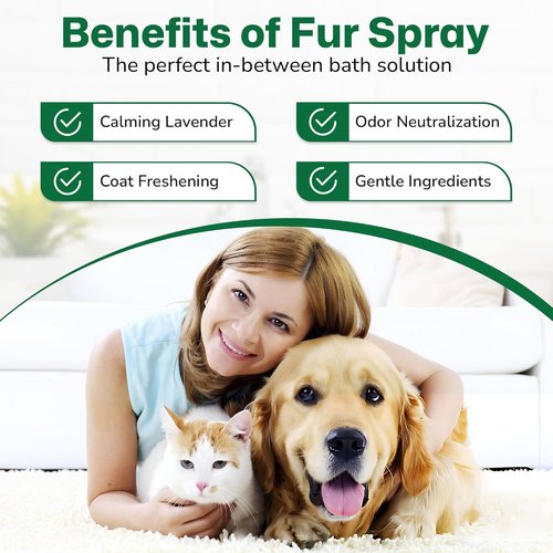 Lavender Dog Perfume Spray - Long-Lasting Cologne & Deodorizer for Dogs and Cats | Gentle Freshener - 8.45 oz