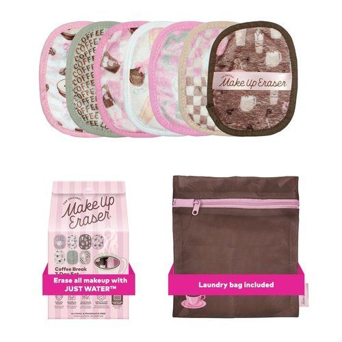 Original MakeUp Eraser 7-Day Set - Effortlessly Remove All Makeup with Just Water | Coffee Break, 7ct