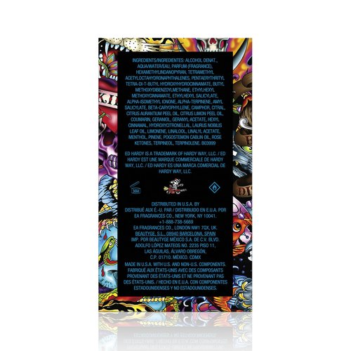 ED HARDY Men's Cologne Fragrance Spray, Hearts & Daggers, Eau De Toilette, 3.4 fl oz