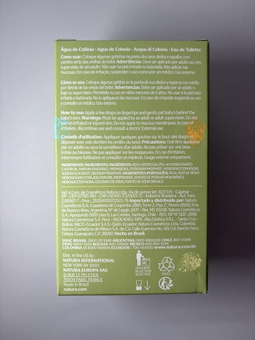 Natura Mom & Baby Cologne - Gentle Alcohol-Free Fresh Scent for Babies | Hypoallergenic & Vegan – 3.4 fl oz (100 ml)