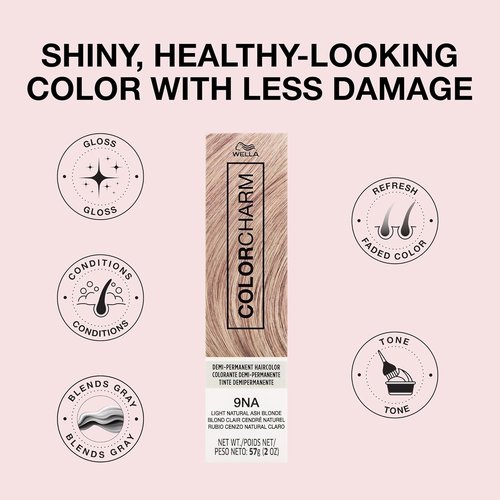 COLORCHARM Demi Permanent Hair Color - Glossy Finish to Refresh & Tone - 2 Fl Oz