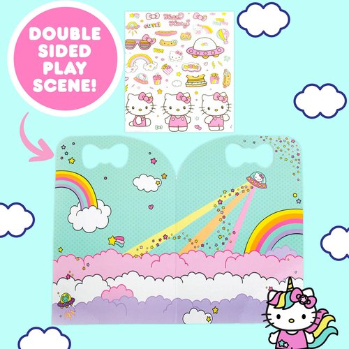 Hello Kitty Puffy Sticker Playset, Over 50 Reusable Stickers & Activity Book