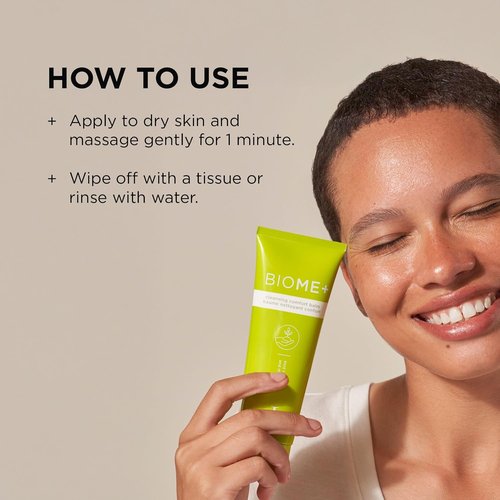 IMAGE Skincare BIOME+ Cleansing Comfort Balm - Microbiome-Friendly Gentle Cleanser for Reduced Moisture Loss