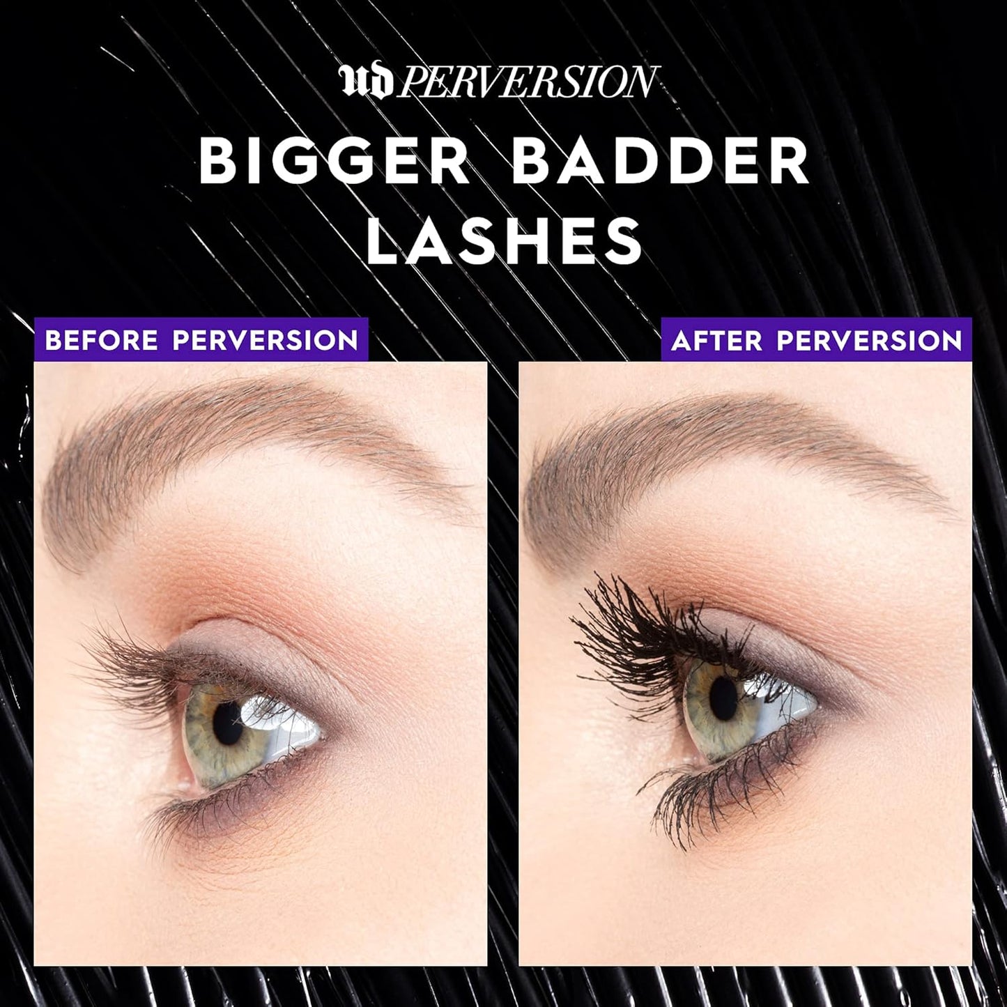 Urban Decay Perversion Mascara & Eyeliner Set - Volumizing Black Mascara + Glide-On Matte Black Pencil