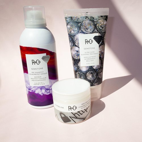 R+Co Gemstone Pre-Shampoo Masque - Preserve Hair Color & Vibrance | Hydrating & Softening | 5.75 Oz
