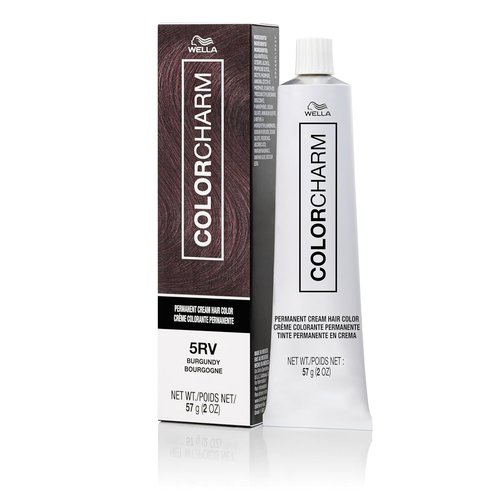 COLORCHARM Permanent Cream Hair Dye - 100% Gray Coverage | Vegan Auburn & Red Violet Shades | 2 oz.