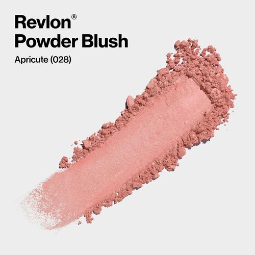 Revlon Powder Blush | High Impact Buildable Color for a Smooth Finish | 028 Apricute, 0.17 oz