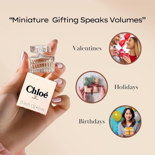 Chloe Perfume for Women - EDP Mini Splash 0.16 Fl Oz | Elegant Fragrance for Daily Wear