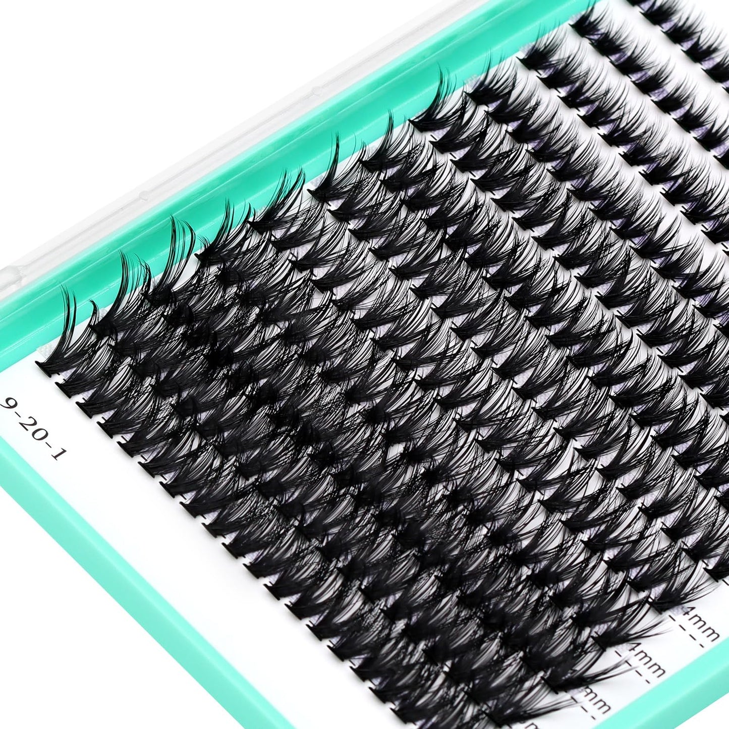 Bodermincer 10D/20D/30D/40D/50D/60D/80D 240 Clusters Lashes C/D Curl 10-12-14-16mm MIX/14-16-18-20mm MIX Fluffy Single Cluster False Lashes Premade Volume Fans (40D 14-16-18-20mm MIX, D Curl)