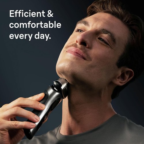 Braun Series 8 8567cc Electric Razor - 4+1 Shaving Elements & Precision Trimmer | Wet & Dry, 60min Runtime