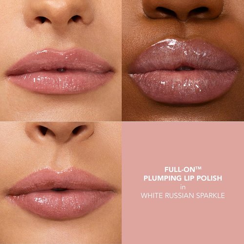 Buxom Full-On Plumping Lip Polish - Tinted Lip Plumper Gloss with Peptides & Vitamin E | High Shine, Vegan