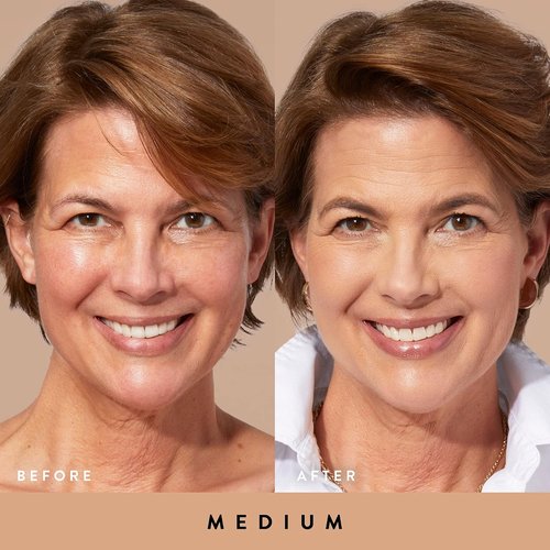 Laura Geller New York Quench-N-Tint Tinted Moisturizer - Sheer Buildable Coverage - Lightweight Formula with Hyaluronic Acid, 04 Medium