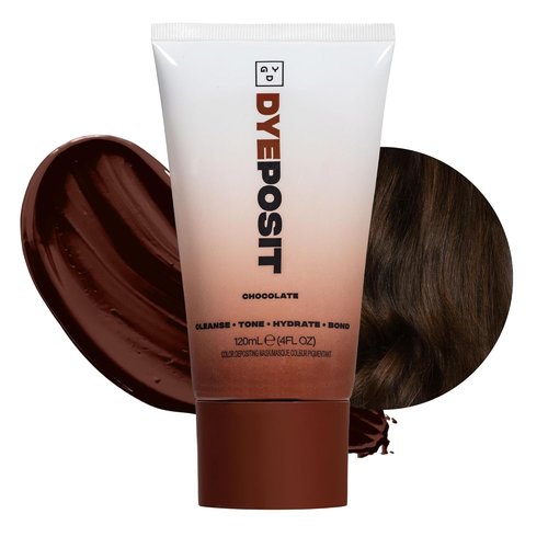 Good Dye Young Color Depositing Mask - Vegan Toning Treatment for Color-Treated Hair | Chocolate 4 fl oz