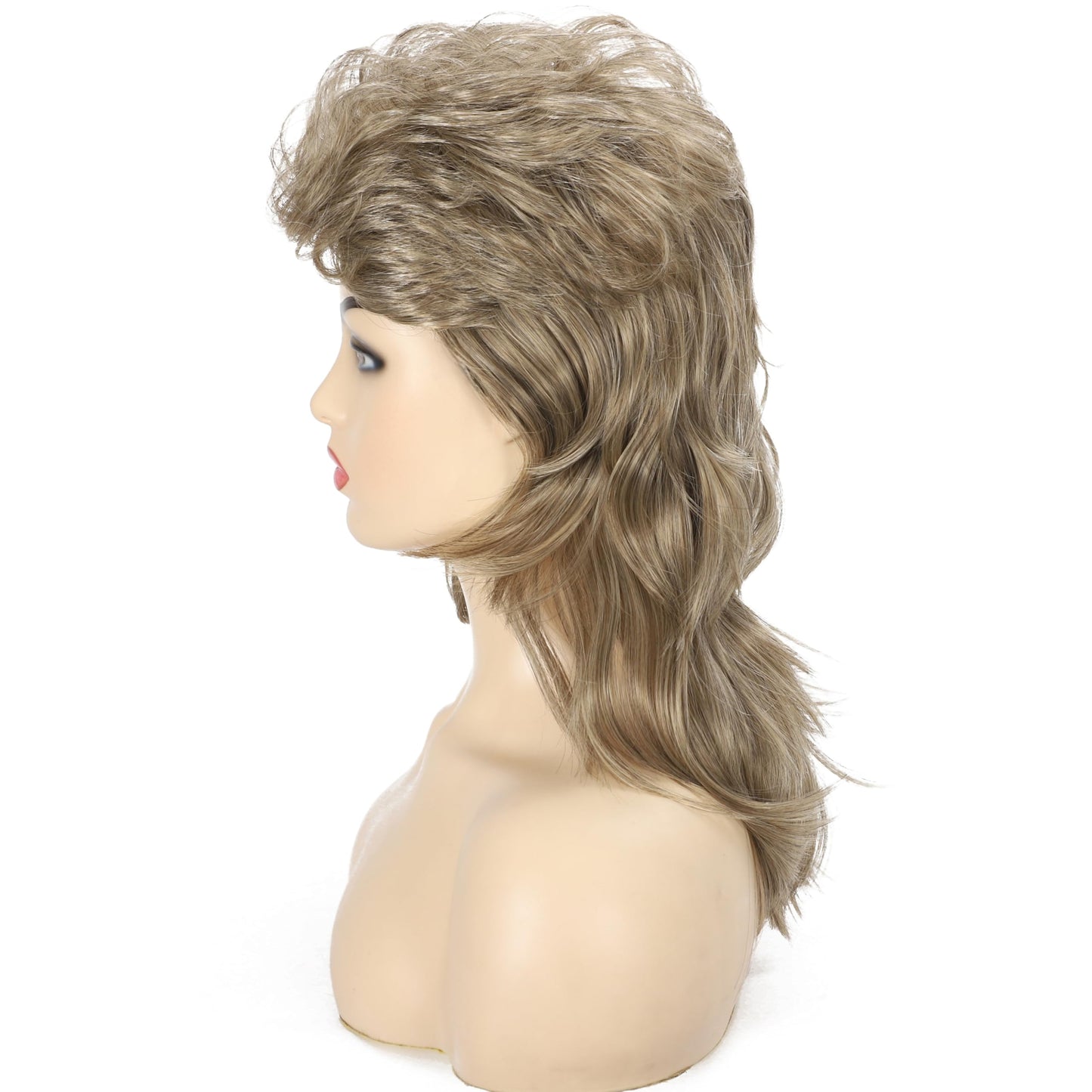 Daiaces Mullet Wigs for Women 80s Rocker Wig Costumes Fancy Party Cosplay Halloween Wig