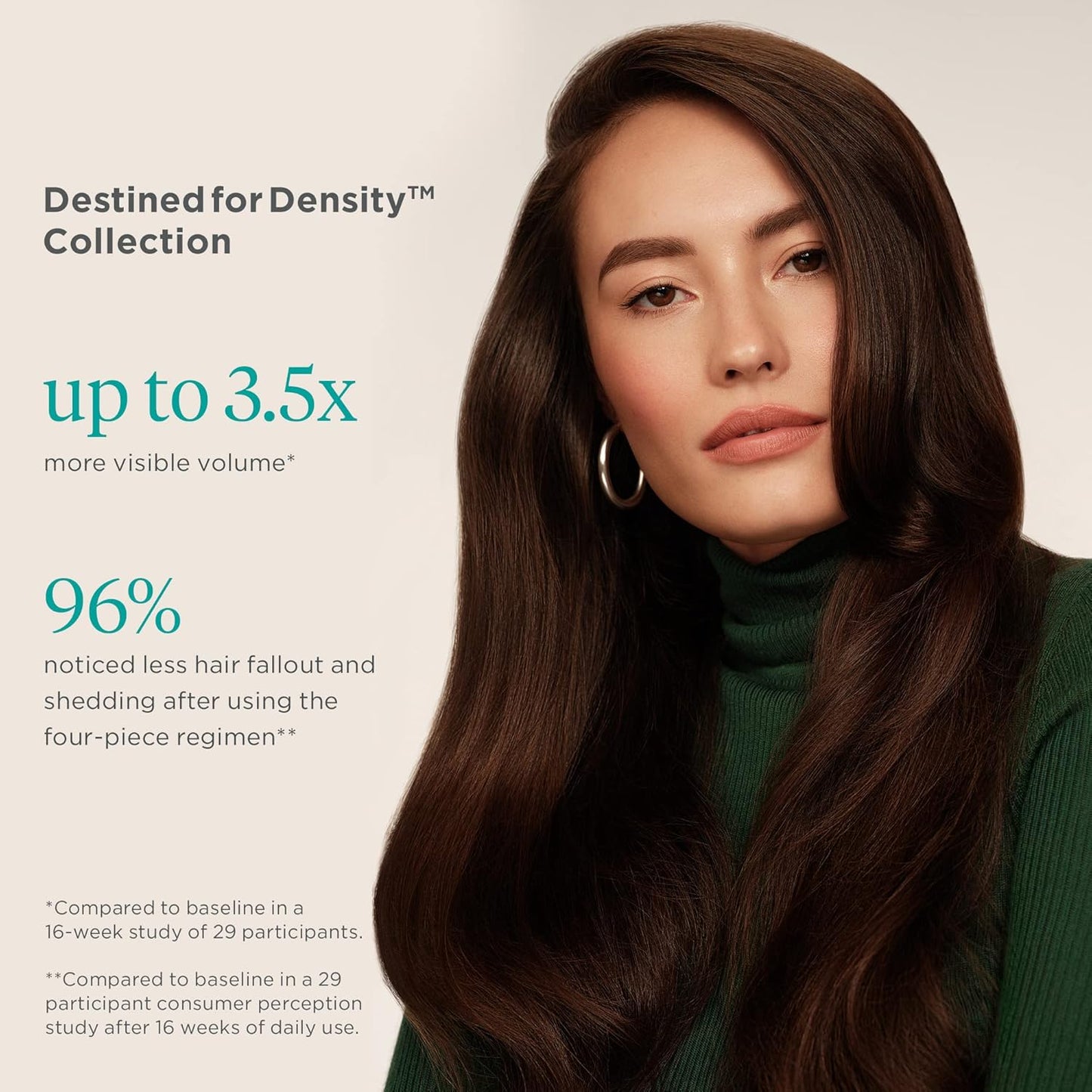 Briogeo Destined For Density Caffeine + Biotin Peptide Density Shampoo, Increases Hair Thickness, Volume and Density for Fine or Thinning Hair, Vegan, Cruelty-Free