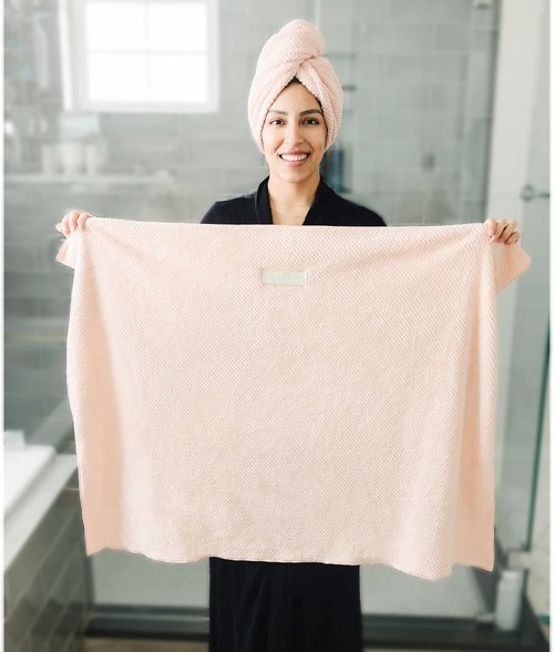 Microfiber Hair Towels by [Brand Name] - Super Absorbent Quick-Dry Wraps for Curly & Straight Hair | 27.5'' x 39.4''