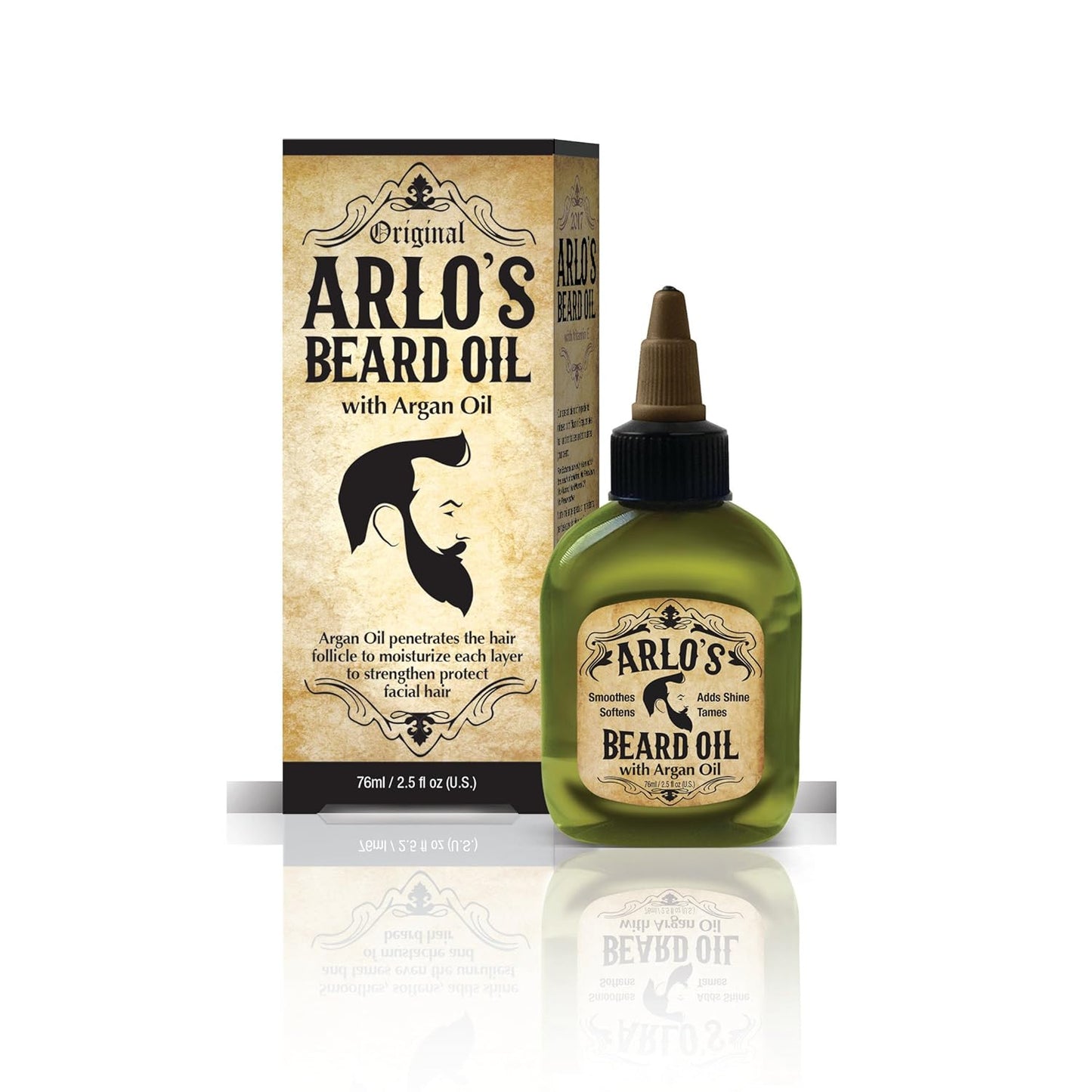 Arlo's Beard Oil - Nourishing Argan Oil Formula | 2.5 Fl Oz for Soft, Healthy Beards