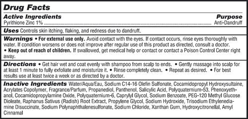 Geologie Moisturizing Dandruff Shampoo - 1% Zinc Pyrithione