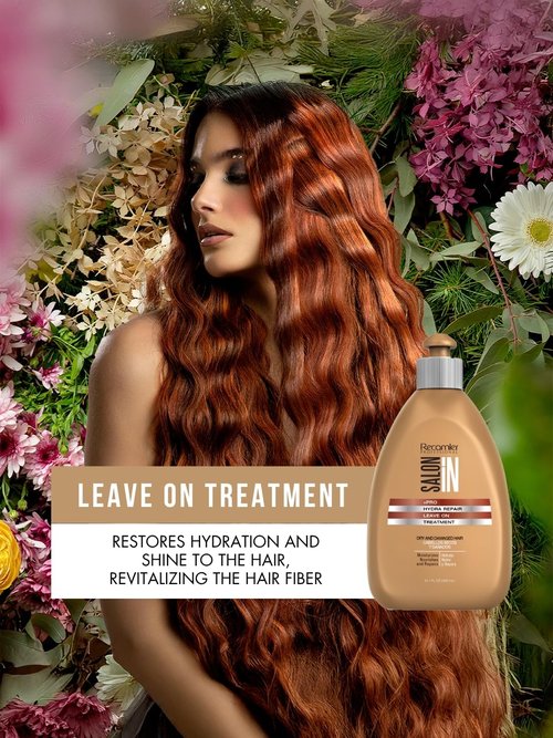 Recamier Salon In Hydra Repair Leave-In Conditioner - Revitalize Dry & Damaged Hair | 10.1 fl. oz / 300 ml