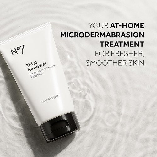No7 Microdermabrasion Face Scrub - Exfoliating Dark Spot Corrector for Sensitive Skin | Reduces Fine Lines (2.5 Oz)