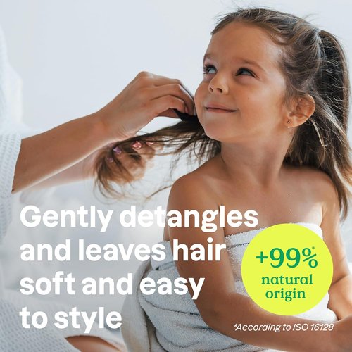 ATTITUDE Rinse-free Hair Detangler for Kids, EWG Verified Leave In Product, Plant- and Mineral-Based Ingredients, Vegan, Vanilla & Pear, 8 Fl Oz