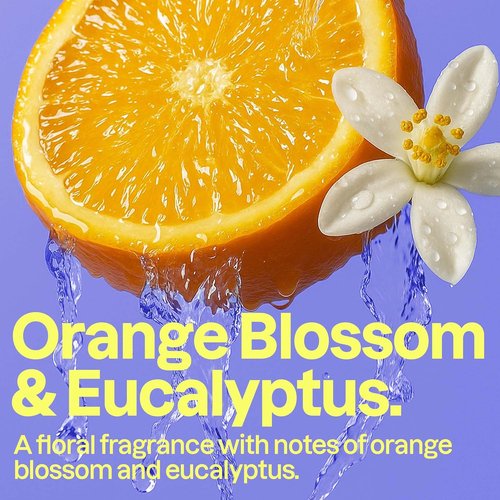 ATTITUDE Liquid Hand Soap - EWG Verified, Vegan & Plant-Based Formula | Orange Blossom & Eucalyptus, 16 Fl Oz (Pack of 3)
