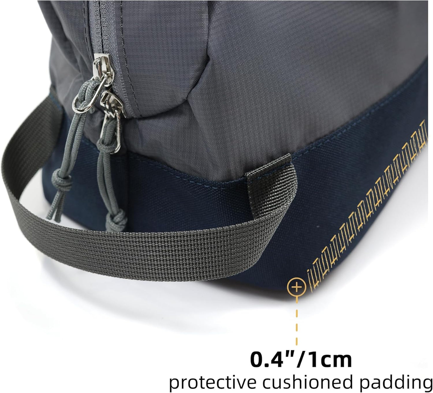 Skiennix Travel Toiletry Bag - Compact 5L Organizer with Waterproof TPU Wet/Dry Compartment