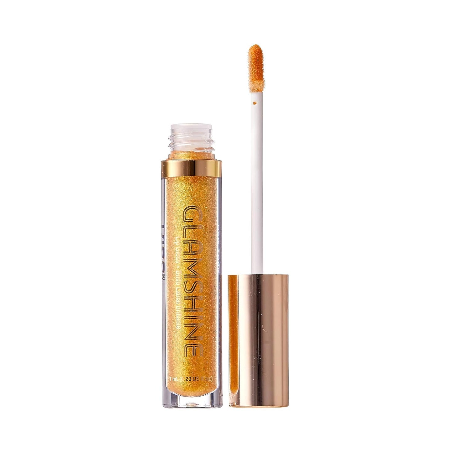 Kiss NEW YORK Glam Shine Vita Lip Gloss - Hydrating Formula for Luscious Lips | Gold Spot, 1 Pack