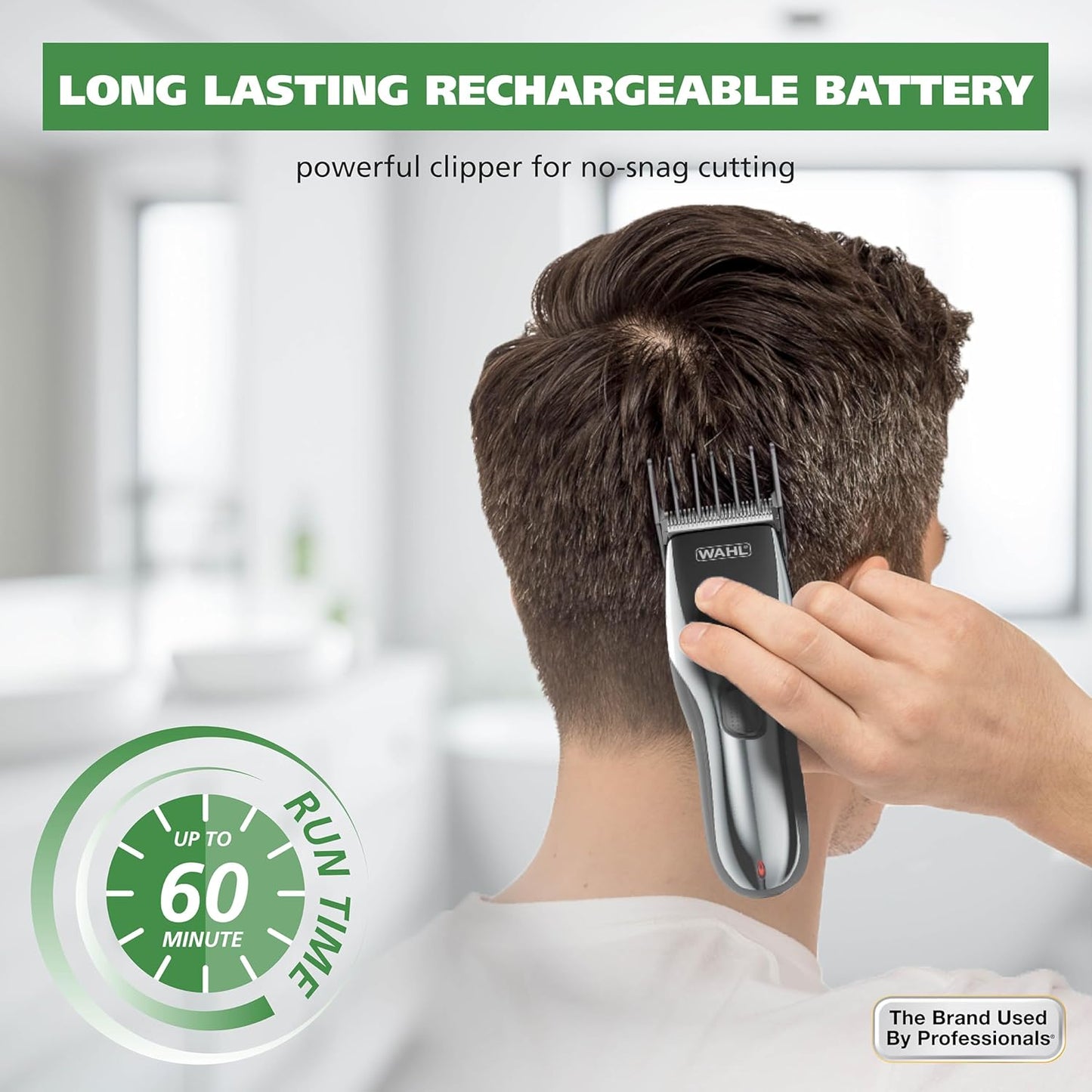 Wahl Clipper Rechargeable Haircutting & Trimming Kit - Cord/Cordless for All Grooming Needs | Model 79434
