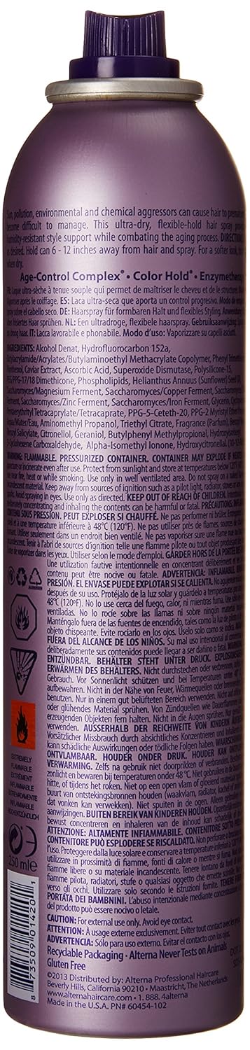 Caviar Anti-Aging Hair Spray - Long-Lasting Hold & Shine | 7.4 Fl Oz