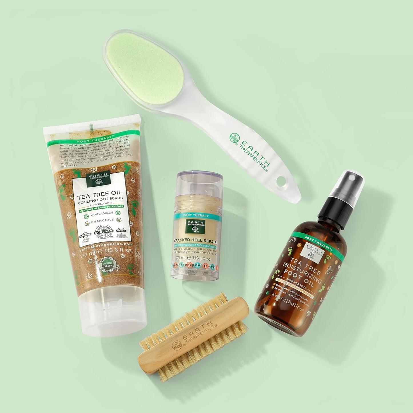 Skiennix Tea Tree Oil Foot Scrub - Refreshing Cooling Formula | 6 Fl. Oz.