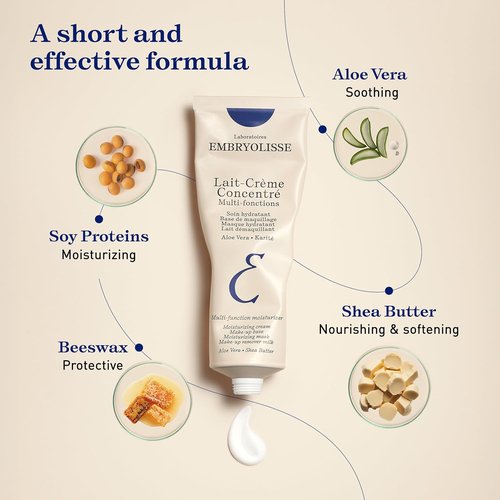 Embryolisse Lait-Crème Concentré - Daily Face Moisturizer & Makeup Primer | All Skin Types, 75ml
