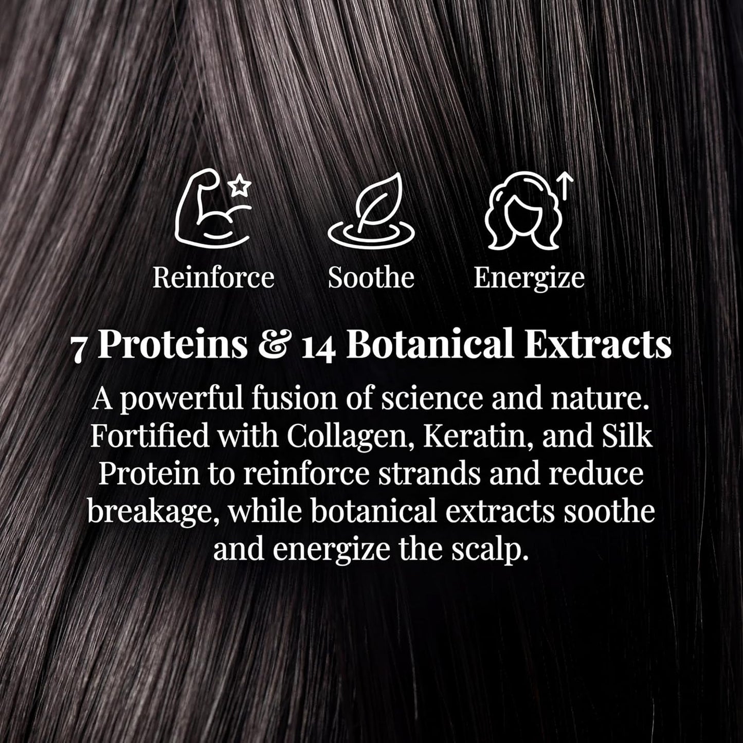 Skiennix Refreshing Hair Shampoo - Strengthening & Volumizing Cleanser with 7 Proteins & 14 Herbal Extracts | 16.91 fl oz