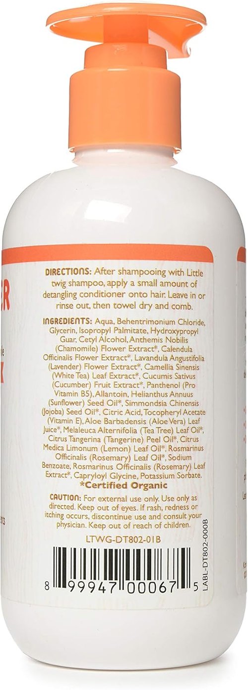 Little Twig Conditioner - Natural Plant-Derived Formula for Nourished Hair | Tangerine, 8.5 fl oz