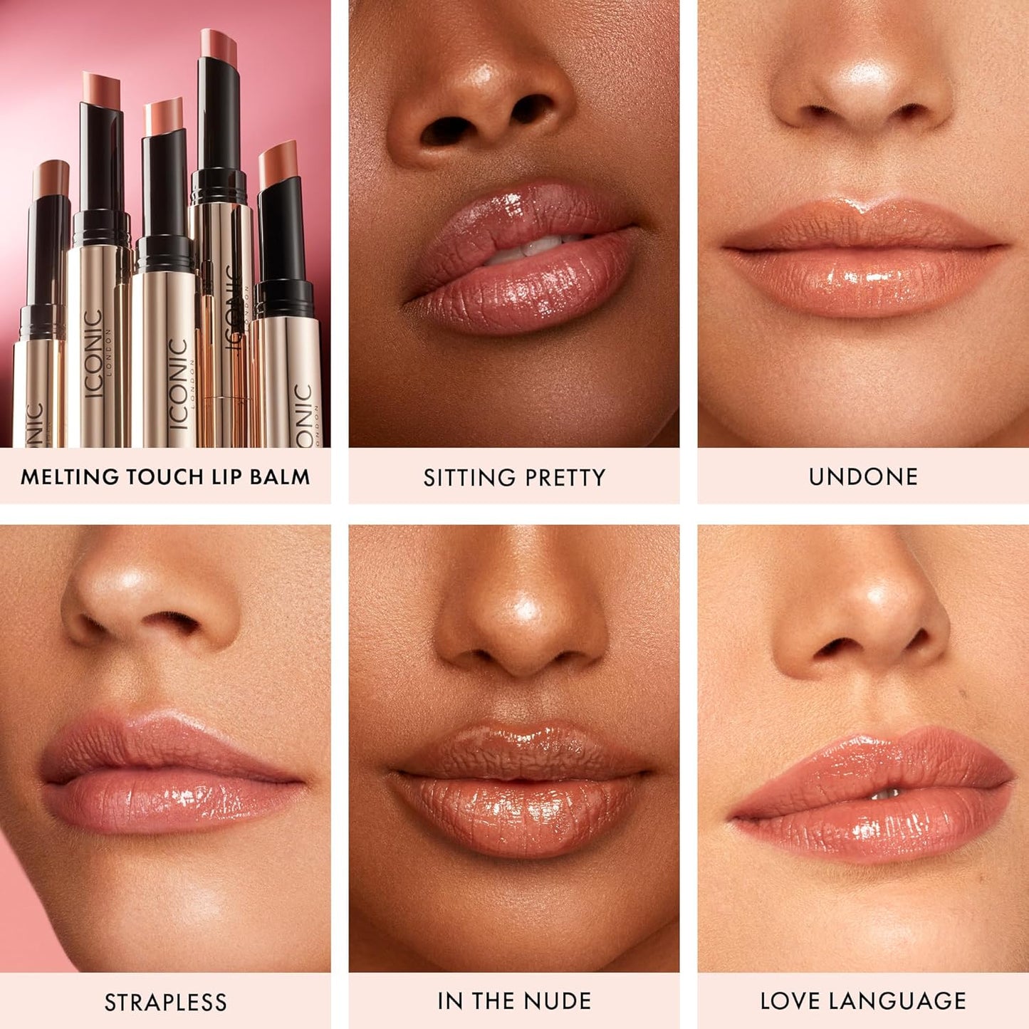 ICONIC LONDON Makeup Set - Natural Glow & Radiant Highlight | Travel-Friendly, Cruelty-Free, Vegan