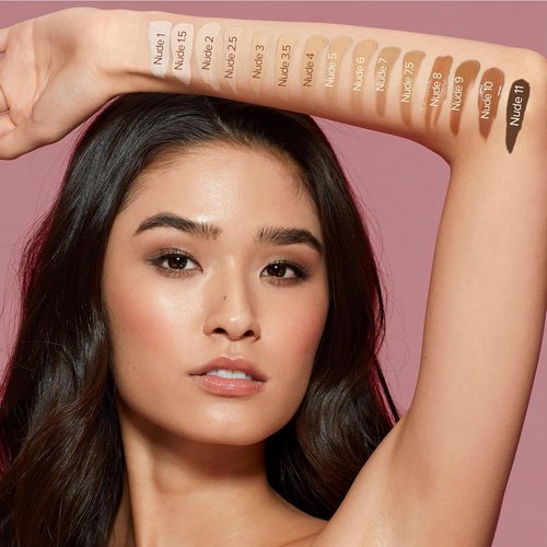 Nudestix Tinted Cover Liquid Foundation - Lightweight, Buildable Coverage for Natural Radiance | Hydrating with 18 Botanical Extracts